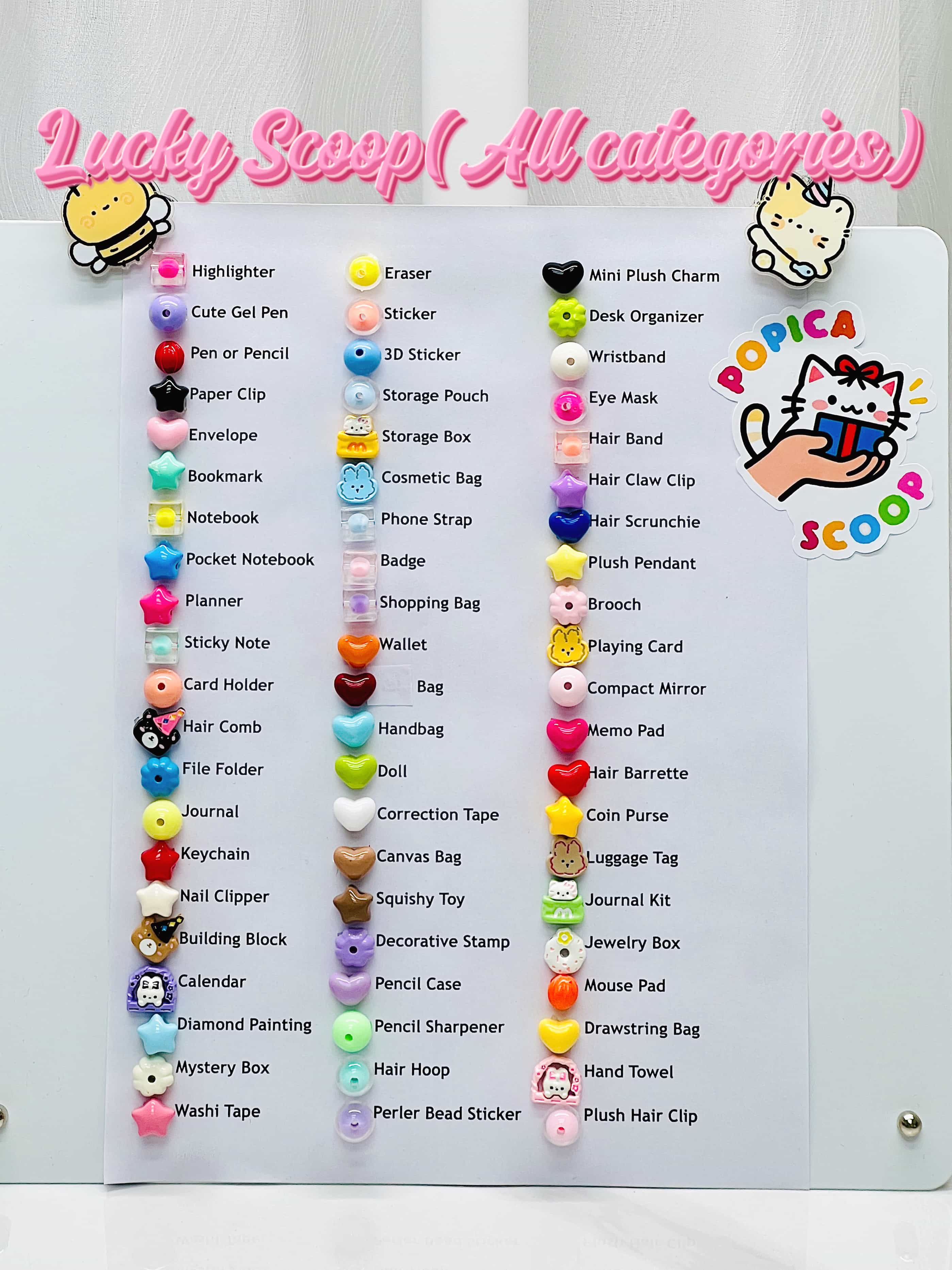 Lucky Scoop(Only Stationery) – Popica Scoop